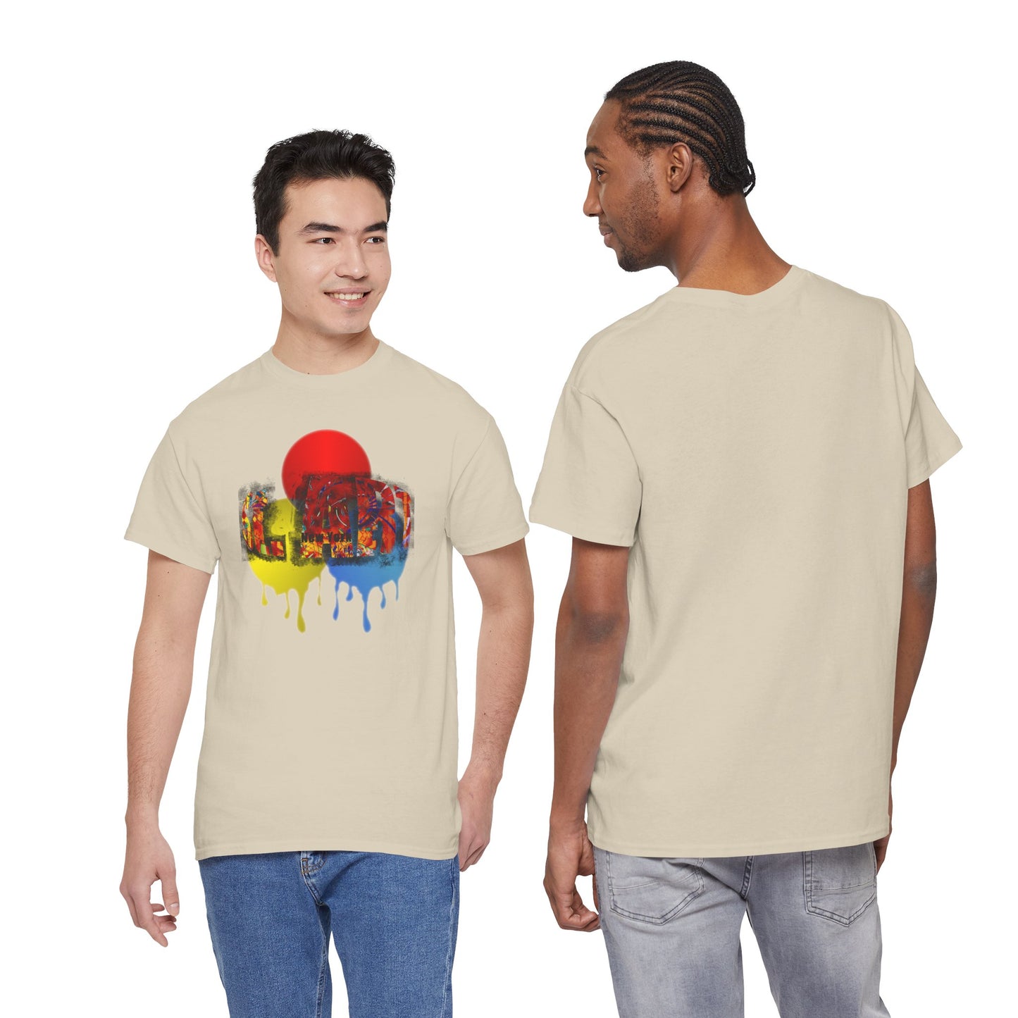 St.ART-NYC Logo Stencil Tee — Futuristic Streetwear Graphic T-Shirt
