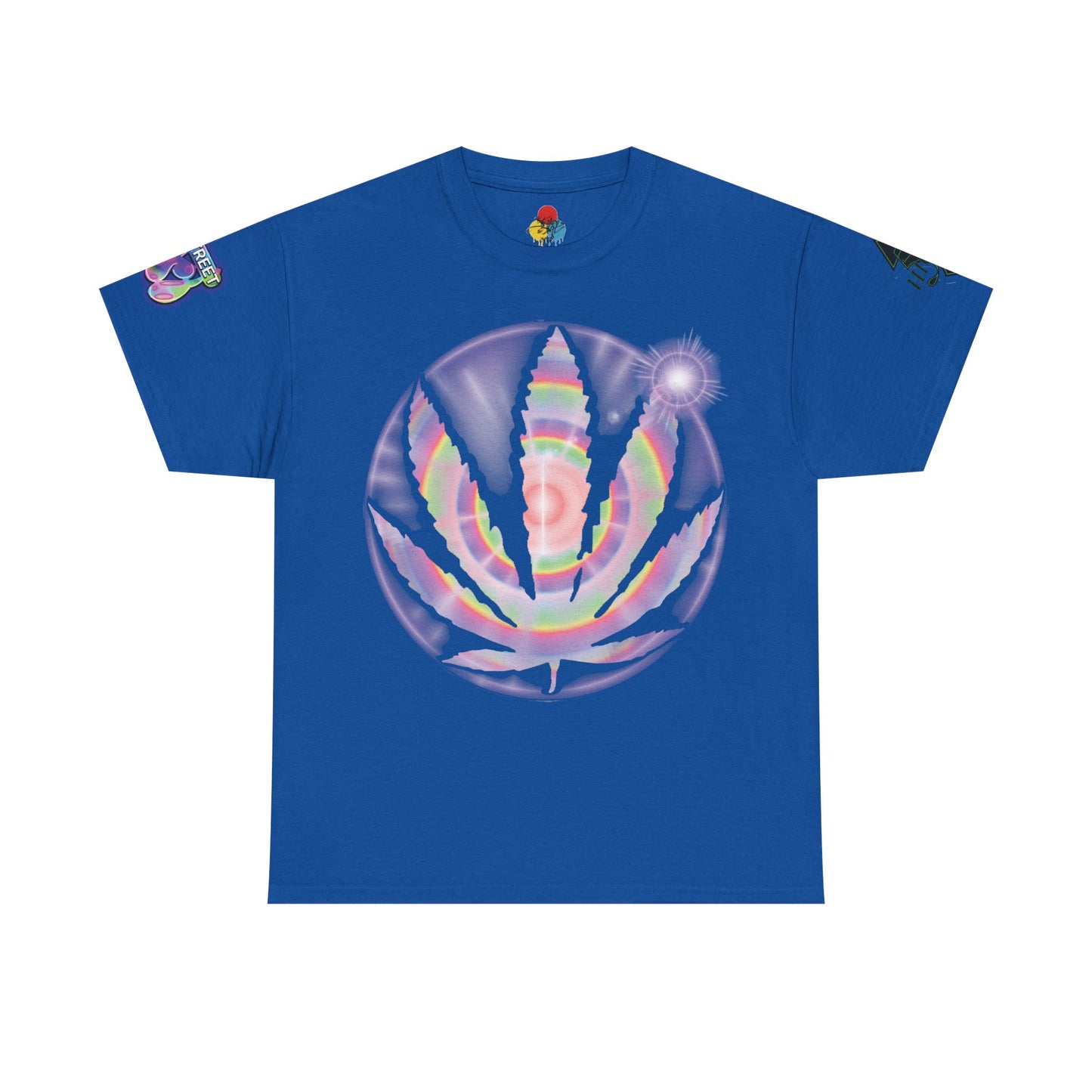 Weed leaf graffiti