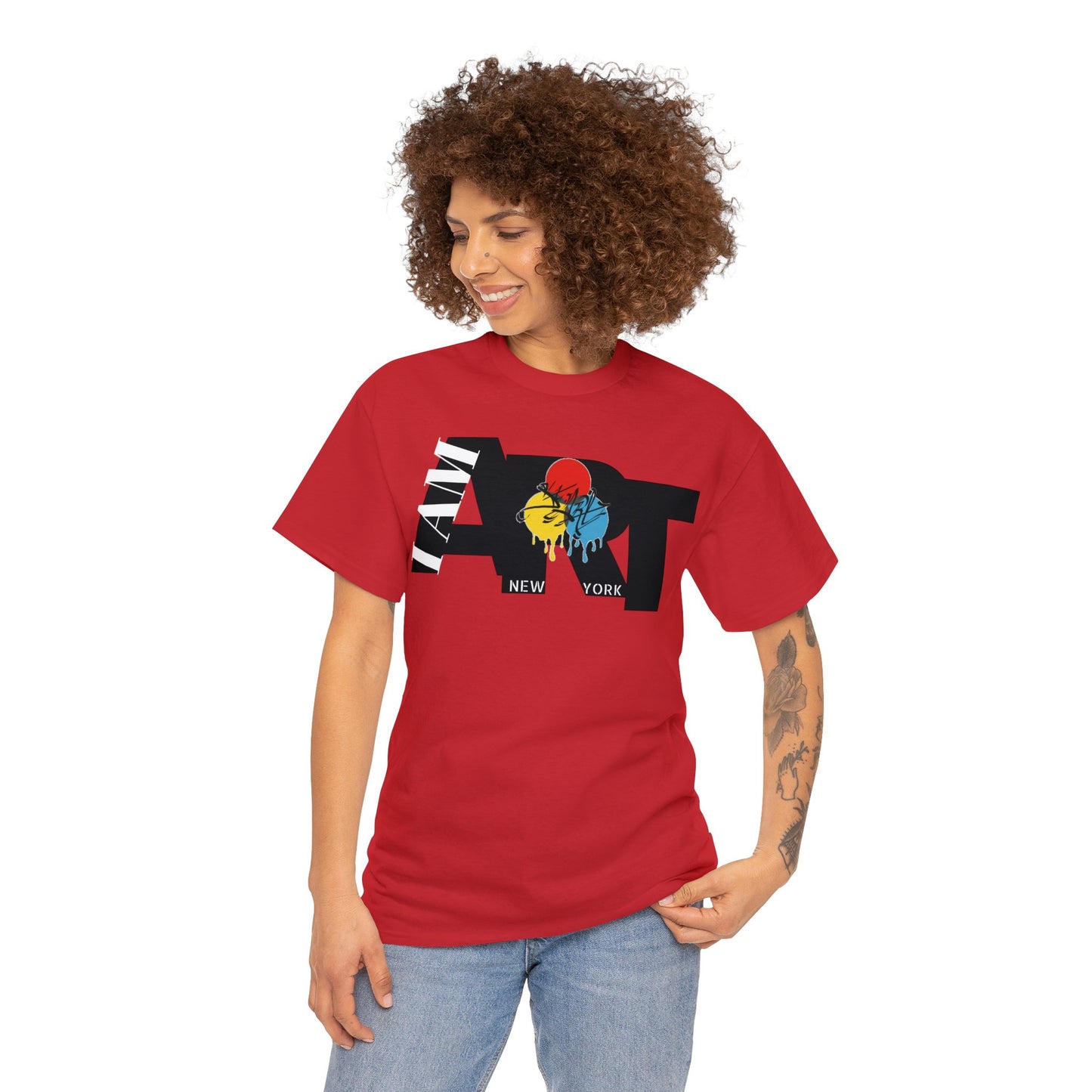 I AM ART Unisex Heavy Cotton Tee