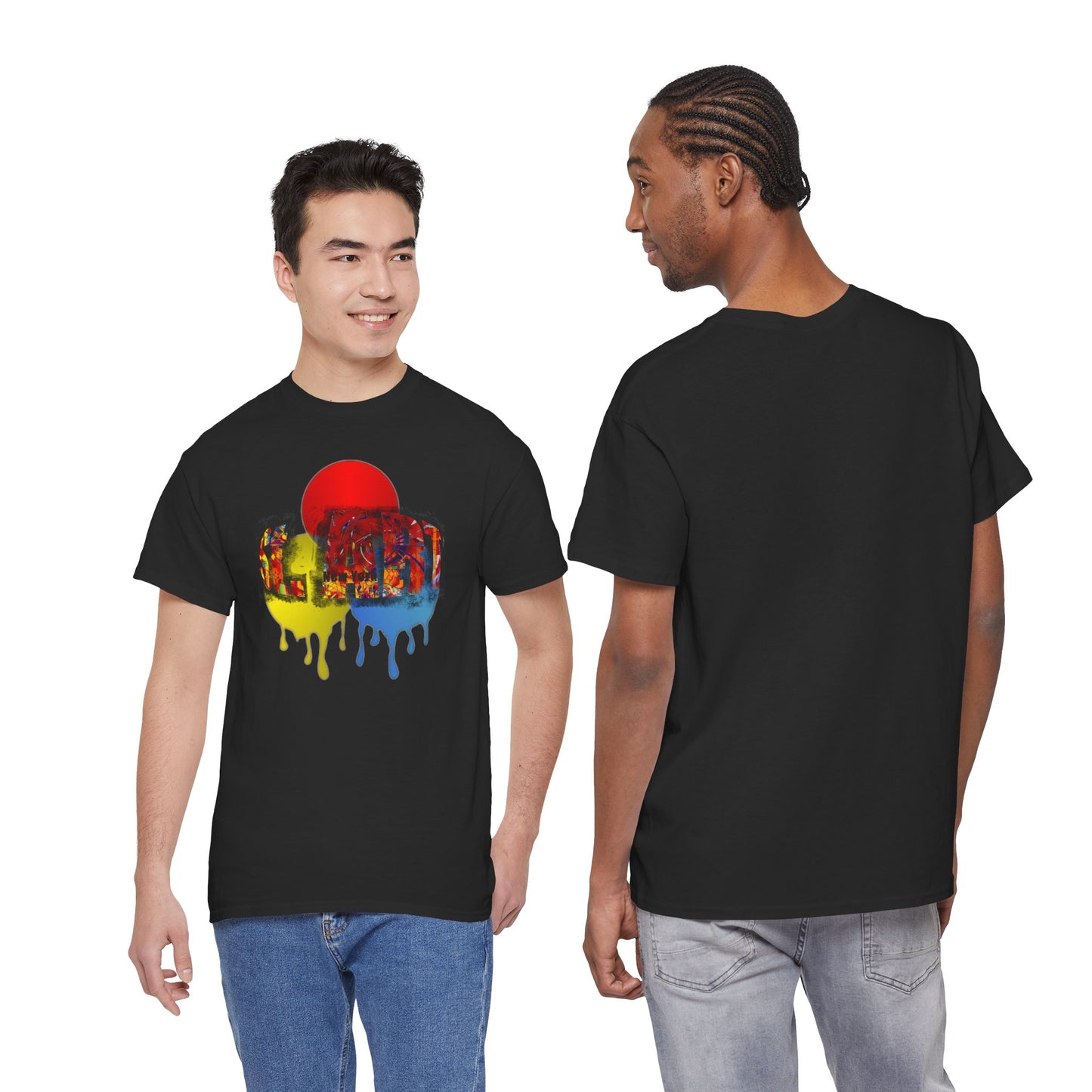 St.ART-NYC Logo Stencil Tee — Futuristic Streetwear Graphic T-Shirt