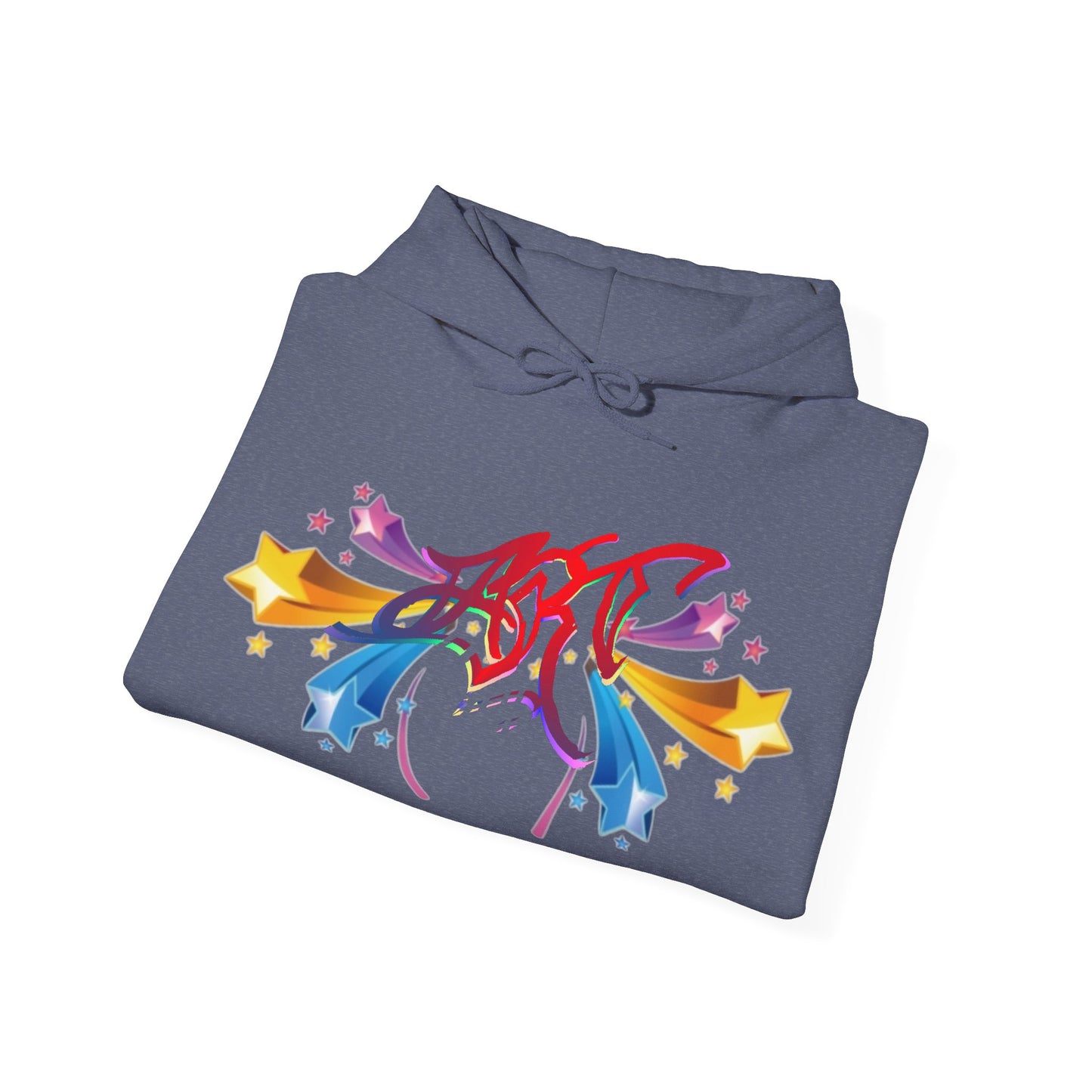 Star Burst Graffiti Hoodie — Luxury NYC Streetwear