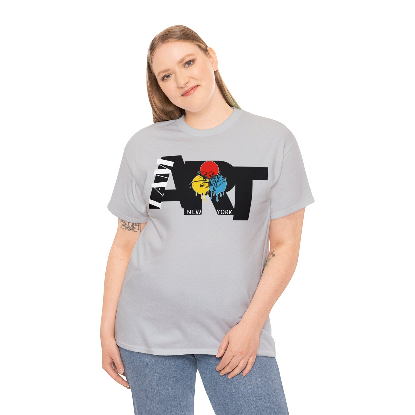 I AM ART Unisex Heavy Cotton Tee