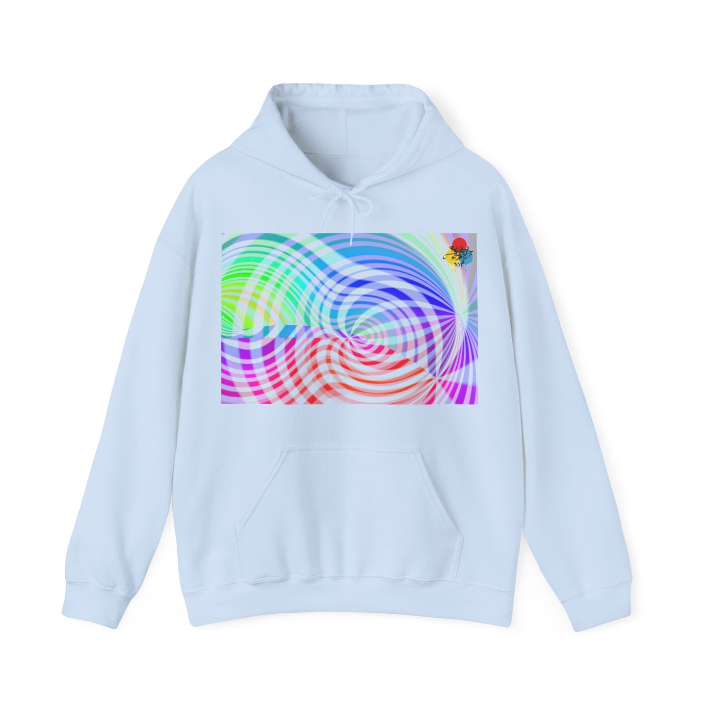 Colorfully Swirled Hoodie