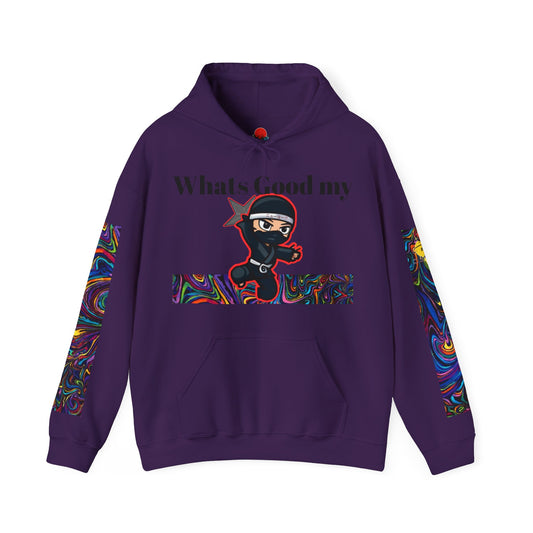 Whats Good MY Ninja!? Unisex Heavy Blend™ Hooded Sweatshirt
