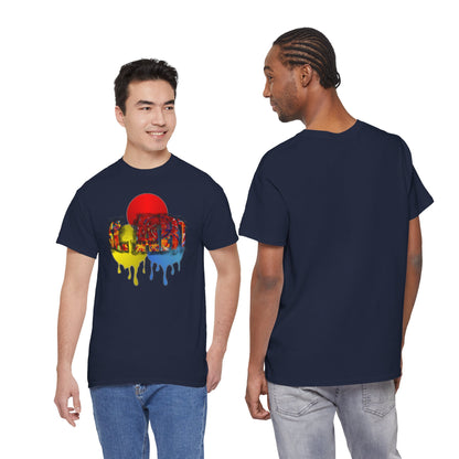 St.ART-NYC Logo Stencil Tee — Futuristic Streetwear Graphic T-Shirt