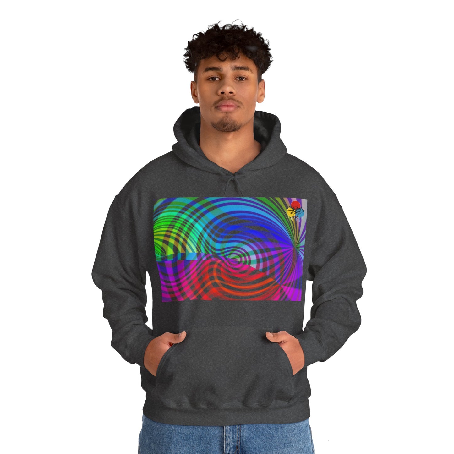 Colorfully Swirled Hoodie