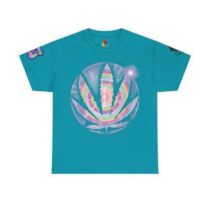 Weed leaf graffiti
