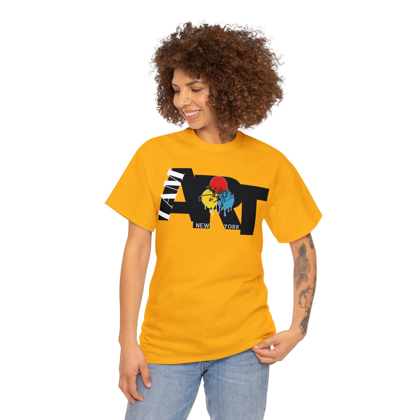 I AM ART Unisex Heavy Cotton Tee