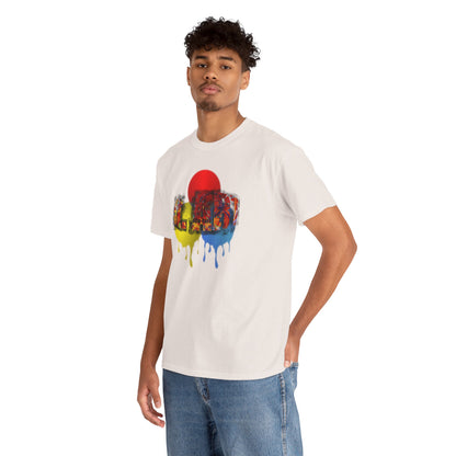 St.ART-NYC Logo Stencil Tee — Futuristic Streetwear Graphic T-Shirt