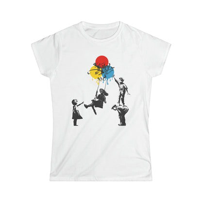 I think its a Bansky Women's Softstyle Tee