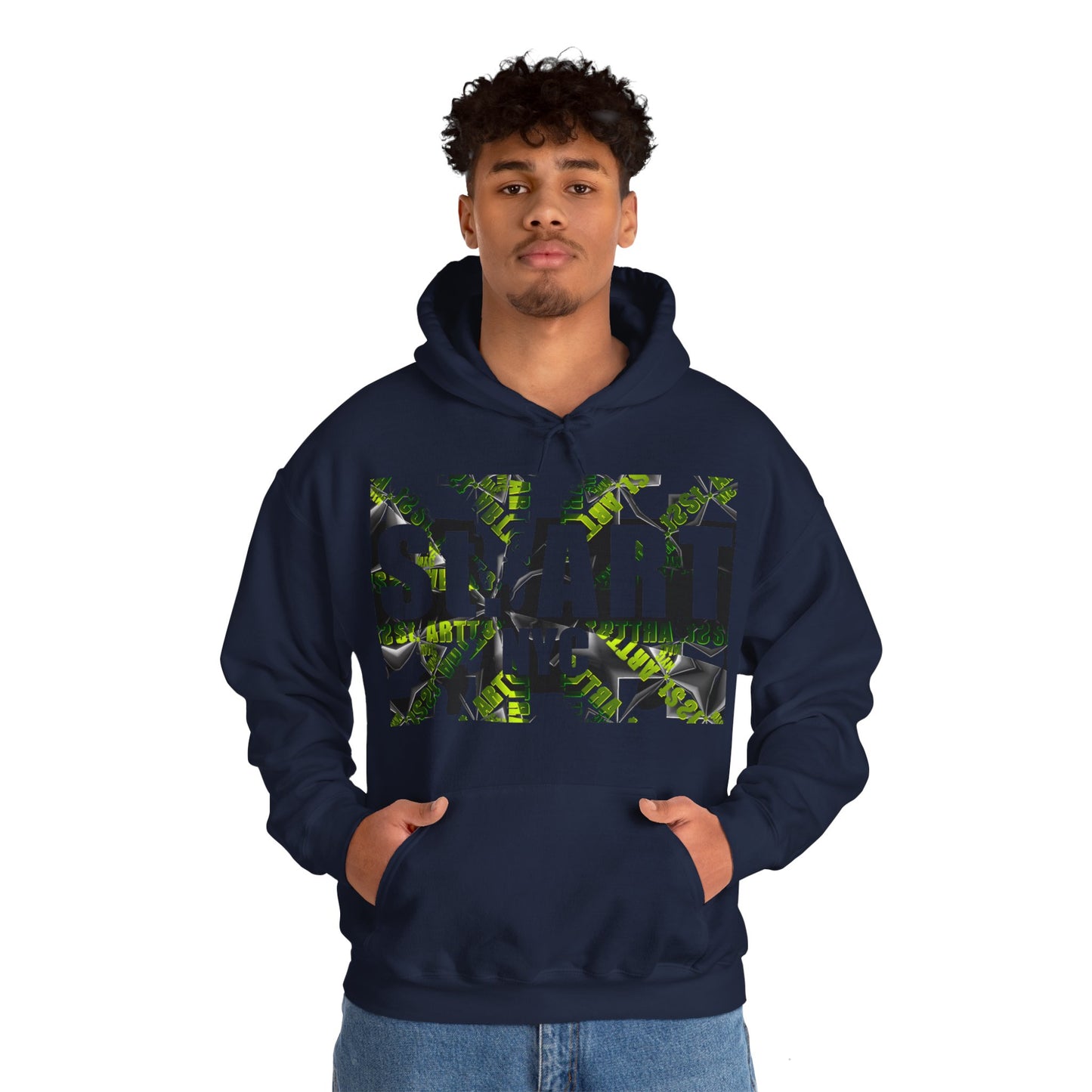 St. ART Reverse shaded graphic Hoodie