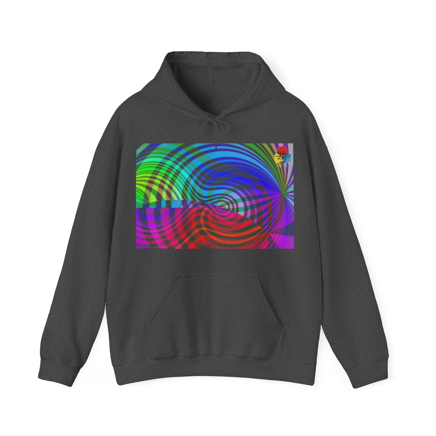 Colorfully Swirled Hoodie