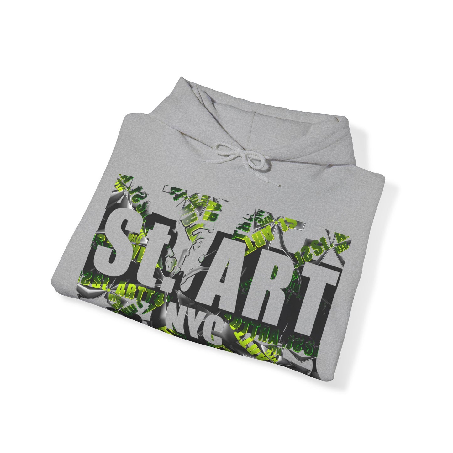 St. ART Reverse shaded graphic Hoodie