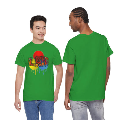 St.ART-NYC Logo Stencil Tee — Futuristic Streetwear Graphic T-Shirt