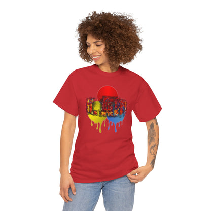 St.ART-NYC Logo Stencil Tee — Futuristic Streetwear Graphic T-Shirt