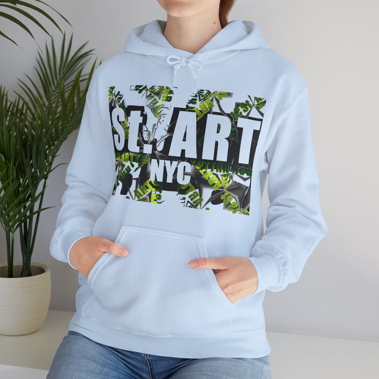 St. ART Reverse shaded graphic Hoodie