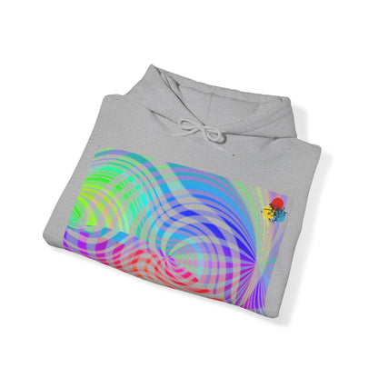 Colorfully Swirled Hoodie