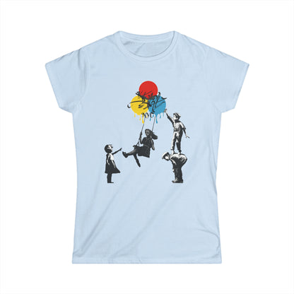 I think its a Bansky Women's Softstyle Tee