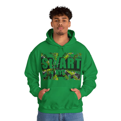 St. ART Reverse shaded graphic Hoodie