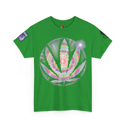 Weed leaf graffiti