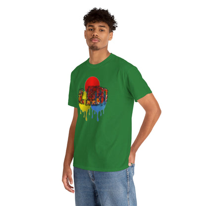 St.ART-NYC Logo Stencil Tee — Futuristic Streetwear Graphic T-Shirt