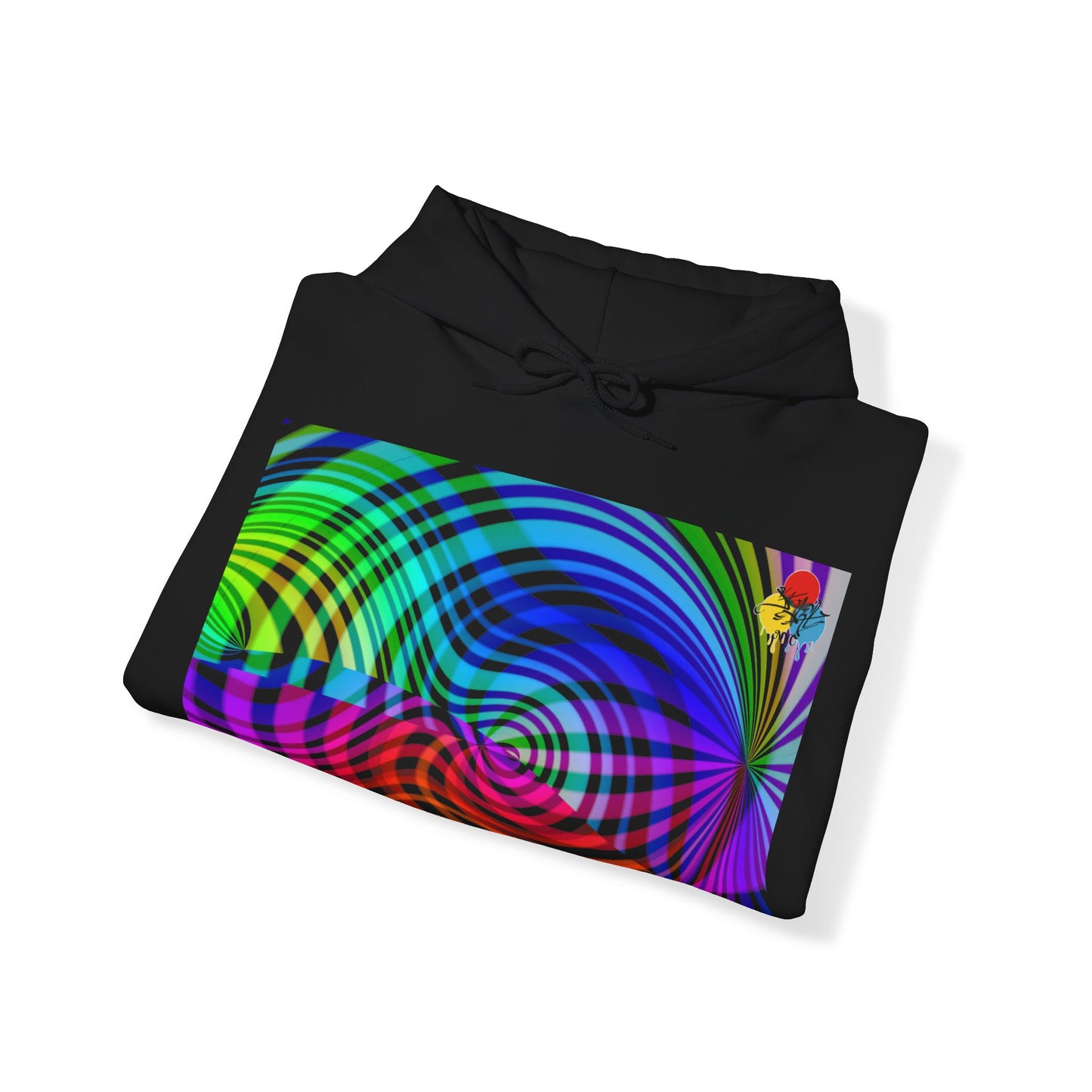 Colorfully Swirled Hoodie