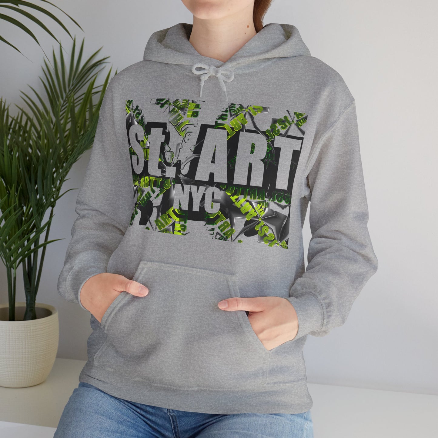 St. ART Reverse shaded graphic Hoodie