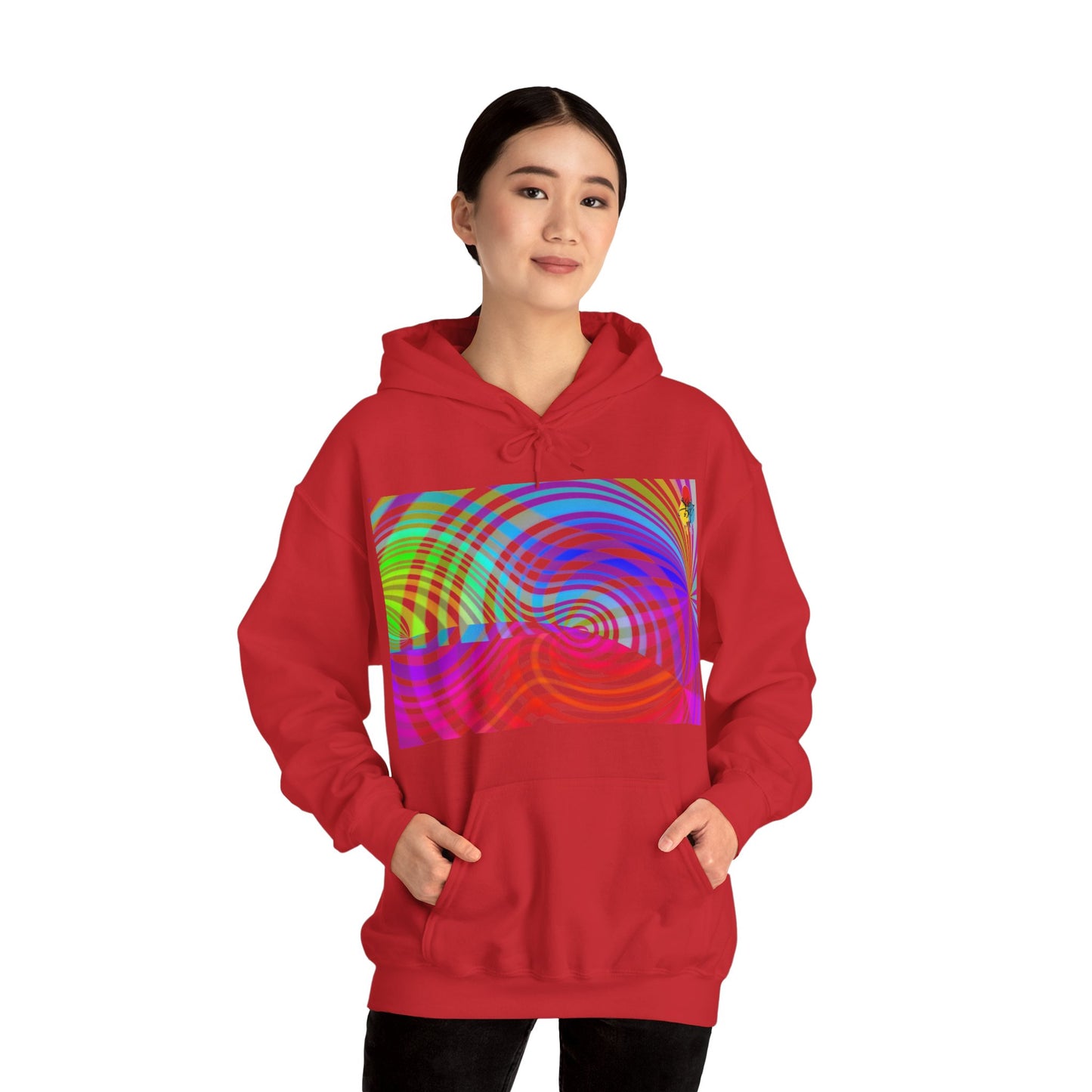 Colorfully Swirled Hoodie