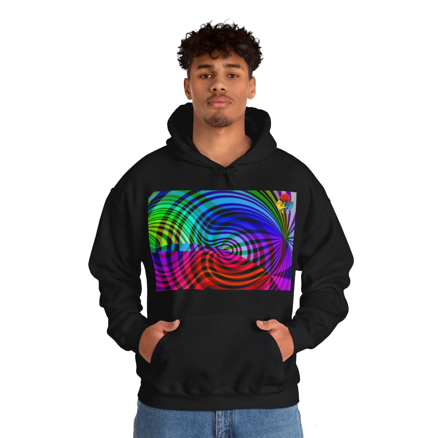 Colorfully Swirled Hoodie