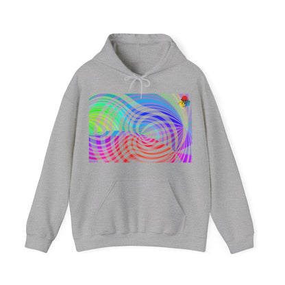 Colorfully Swirled Hoodie