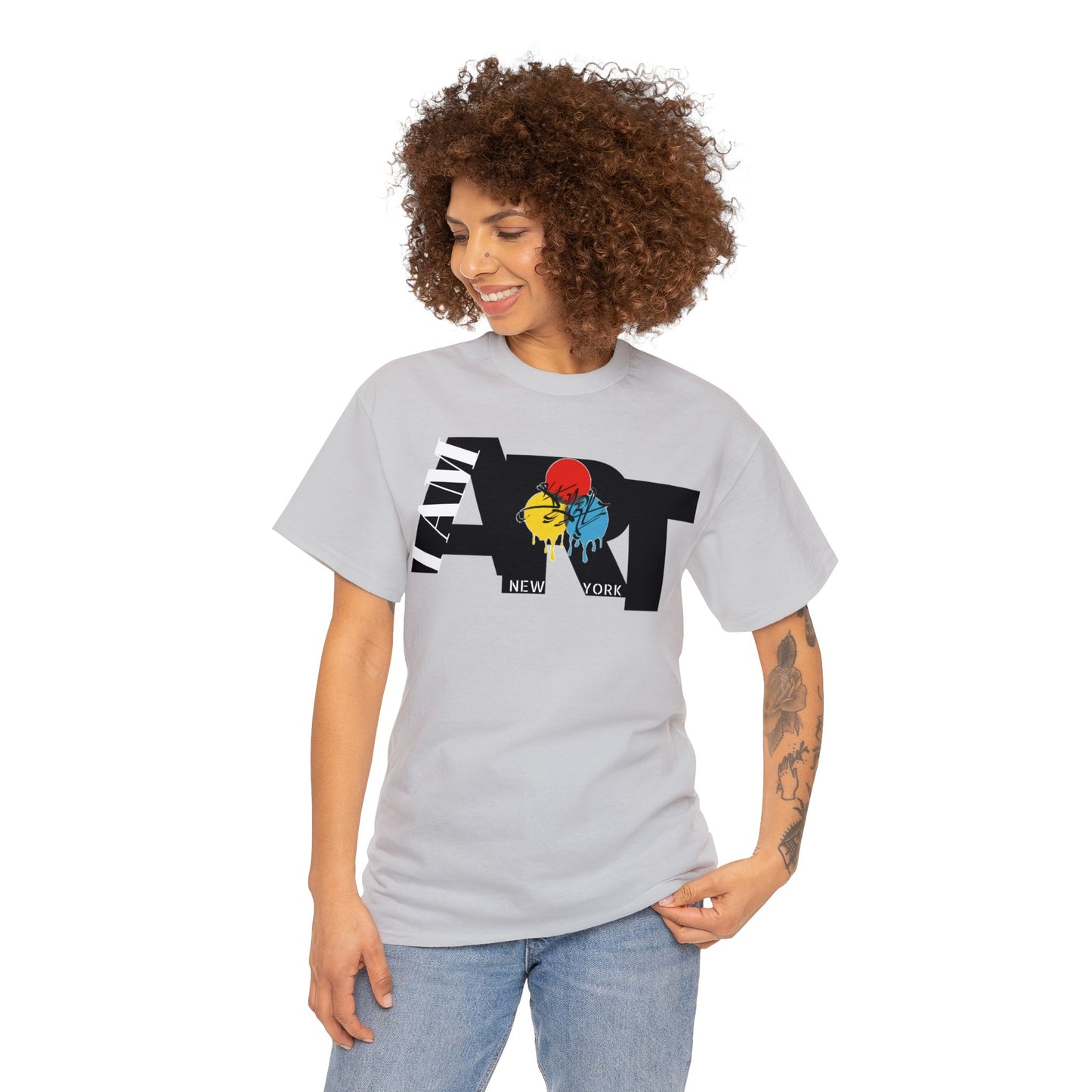 I AM ART Unisex Heavy Cotton Tee